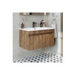 Roomart '' Lavabolu '' Atlantik Mat Mdf 85 Cm Banyo Alt Dolabı