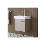 ROOMART Likya Ayaksız Tek Kapaklı Lavabolu 49 Cm Banyo Dolabı Alt, Mini Lavabolu Alt Banyo Dolabı