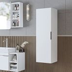 Roomart Likya Banyo Dolabı Mat Mdflam 114 Cm Banyo Boy Dolabı Beyaz