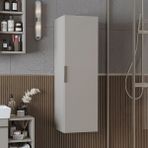Roomart Likya Banyo Dolabı Mat Mdflam 114 cm Banyo Boy Dolabı - Kum Taşı