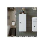 Roomart Suntalam 70 x 25 cm Mat Beyaz Banyo Boy Dolabı