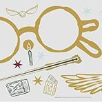 RoomMates RMK4955GM Harry Potter Gözlükleri Dev Soyma ve Çubuk Duvar Çıkartması