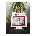 Root Made Aile Fotoğraf Çerçevesi Family Yazılı Kalpli Çerçeve Dekoratif Modern Anı Çerçeve