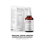 Roox Beauty Procapil Biotin Keratin Kafein Allantoin B5 Vitamin Hint Yağı Içeren Saç Bakımı Serumu
