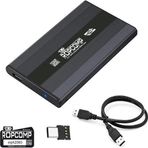 Ropcomp 2.5" Usb 2.0 Sata Harici Hdd Kutusu Type-c Dönüştürücülü