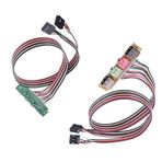 Ropcomp Pc Ön Panel 9 Pin Usb2 + 3.5mm Port Kulaklık + Mikrofon Kablosu