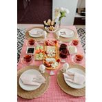 Rope Decor 30Cm 4 Kişilik Amerikan Servis / Tabak Altlığı / Supla Seti/Hasır Supla/Servis Altı Supla/Sunum Seti