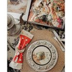 Rope Decor 35Cm 4 Kişilik Amerikan Servis / Tabak Altlığı / Supla Seti / Hasır Supla / Servis Altı Supla