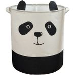 Rope Home Panda Tasarımlı Bebek Çocuk Odası Düzenleyici Saklama Kutusu Oyuncak Kirli Sepeti 37 x 40 - Oyuncak Sepeti