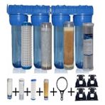 Ropurewater Gökay Su Arıtma Daire Bina Sayaç Girişi 4 Aşama Arıtma Seti 10" Ağır Kireç Önleyici Yumuşatma Sistemi