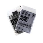 Roro Auto Olimpos Mikrofiber Oto Cam Bezi 50X70 Gri & Gri Araba Yıkama Eldiven Seti