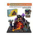 RoRoToys Minecraft Maden Temalı 100 Parça Manyetik Blok Oyuncak Seti - Eğitici STEM