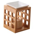 RORPOIR Aromaterapi Lambası Sobası Uçucu Yağlar Için Yağ Brülörleri Balmumu Eriyik ısıtıcı Tealight Aromaterapi Mum Yakıcı Uçucu Yağlar Yakıcı Mum Brülörü Tealight Ağda ısıtıcı Seramik