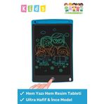 Rosa Sipresso Lcd Ekranlı Kalemli Dijital Çizim Tableti Yazı Tahtası Boyama Resim Için Akıllı Çocuk Tablet 8,5 Inç