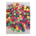 ROSALINDA COLLECTION Fimo Karışık Meyve Boncuk, 10mm Meyve Figürü, Takı Yapım Malzemesi, Meyve Modeli (10 Adet)