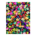 ROSALINDA COLLECTION Fimo Karışık Meyve Boncuk, 10mm Meyve Figürü, Takı Yapım Malzemesi, Meyve Modeli (40 Adet)