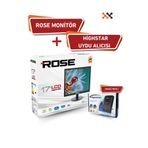 Rose 17" 43 Ekran 12V Full Hd Karavan - Tekne - Yat Lcd Monitör Tv Ve Highstar Dahili Wifili Uydu Alıcısı