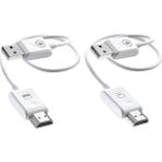 Rose 50METRE HDMI Wireless Transmitter Kablosuz HDMI Görüntü ve Ses Aktarıcı - Beyaz