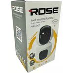 Rose Ahd-30150 İç Mekan 5V İle Çalışan Çift Kameralı 360 Derece Dönebilen Wifili Gece Görüşlü Mikrofonlu Wireless Ptz Kamera