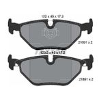 Rose Bmw E39 Fren Balatası Arka 520>540I 520/525D/TD/TDS - TEX_2169103