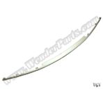 Rose Bmw E60-LCI Tampon Izgara Çitası Ön Orta; Mat-Alüminyum - 2007-09 B A51117178096