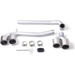 Rose Bmw F10 Egzoz Ucu Set; Krom (Boruları Ile) -///m5- - B A18302449935
