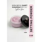 Rose Candy Setting Powder|Makyaj Sabitleyici Toz Pudra| Canlandırıcı Mat Bitişli Gözenek Gizleyici|Pembe