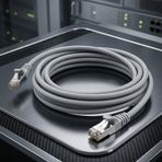 Rose CAT6 3 Metre Ethernet Patch Kablo Gri