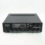 Rose Fr-9200A 120 Watt 2 Zone Mono Trafolu Mağaza Anfisi 2 Mikrofon Girişli Mp3,Bluetooth,Sd Kart Kumandalı