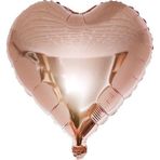 Rose Gold 18 İnç 45 Cm Kalp Folyo Balon