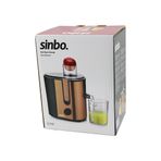 ROSE GOLD ELEKTRİKLİ KATI MEYVE SIKACAK 600W HAZNE POSA: 1250ML - M.SUYU: 450ML ÇELİK FİLTRE 65MM BESLEME TÜPÜ SJ-3148 (5296)