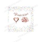 Rose Gold Renk Bride To Be Kaligrafi Yazılı Set