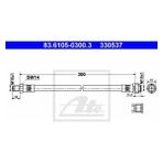 Rose Mercedes W163 Fren Hortumu Arka - - ATE_83610503003
