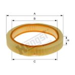 Rose Mercedes W201 M103 Hava Filtresi - - - HNG_E64L