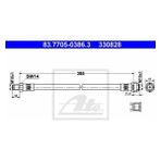 Rose Mercedes W202>204 W210 SPR906 Fren Hortumu Ön - - ATE_83770503863