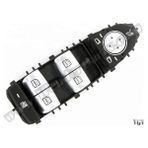 Rose Mercedes W222 Cam Düğmesi Ön Sol Siyah; Katlamalı Ayna - - M A2229052004BK
