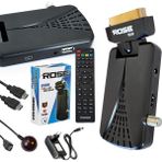 Rose Mini Hd + Scart Uydu Alıcı Youtube Free Ip Rose Run R41 - Siyah