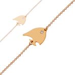 Rose Pırlantalı Balık Bileklik