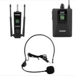 Rose R-201-KW Tekli Yaka Tipi Headset Uhf Telsiz Mikrofon - 1ADET - Siyah