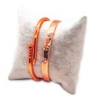 Rose Renk Çivi Ve Taşlı Cartier Bileklik Set 944