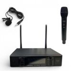 Rose Rw-211ey UHF 2x100 Kanal El - Yaka Telsiz Mikrofonu