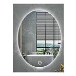 Rose Tasarım 80*60 Elips Beyaz Ledli Ayna Banyo Aynası Ledli Ayna Banyo Aynası