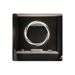 Rose Tasarım LED’Lİ AYNA 60 CM DOKUNMATİK LAZER KUMLAMALI BEYAZ LED BANYO AYNASI