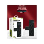 ROSE TEKNOLOJİ ROSE TEKNOLOJİ TERMAL AKIM KORUMALI 3 PRİZ 3 USB 1 TYPE-C 20w GİRİŞLİ DUVAR TİPİ 3 LÜ PRİZ