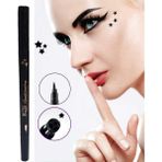 Rose Yıldızlı Eyeliner (Çift Uçlu - Baskılı Eyeliner) - siyah