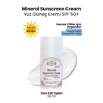Rosece Mineral Güneş Kremi |Mineral Çinko Oksit Filtreli | Çocuklar Dahil Tüm Ciltler İçin 50 + SPF | 50 ml