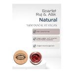 Rosece Scarlet Krem Ruj Allık | Blush Mat Kırmızı Doğal Dudak Nemlendirici Onarıcı 7 ml