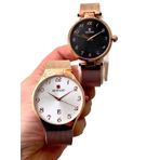 RoseGold Hasır Kordon Klasik Rakamlı Model Sevgili Çift Kol Saatleri