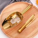 Rosegold Paslanmaz Çelik Şeker Buz Kepçe Metal Fasulye Un Şeker Buz Küpü Gıda Kepçe Kürek Büfe Bar Parti Mutfak Scooper Araçları (Yurt Dışından) - Ice Cream Scoops & Stacks - Renkli