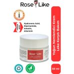 RoseLike Yoğun Nemlendirici Krem Leke Karşıtı Etkiyle 50 ml Vegan Formül Karma Cilt Tipine Özel